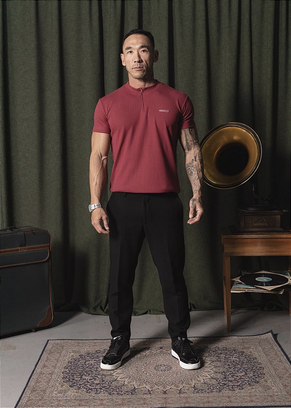 Camiseta The Hopers Muscle Slip Vinho