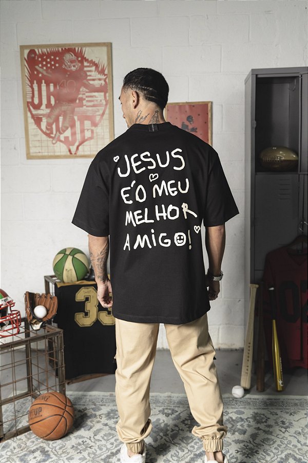 Camiseta The Hopers Oversized Better Preto