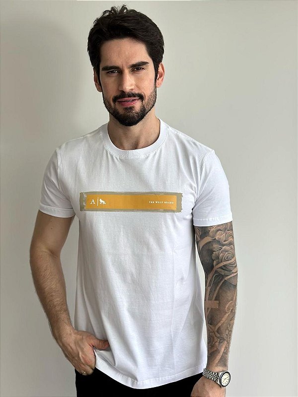 Camiseta Acostamento Casual Branco