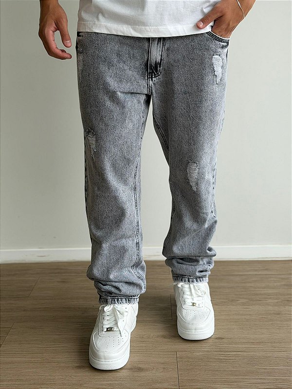 Calça Presence Reta Estonada Destroyd