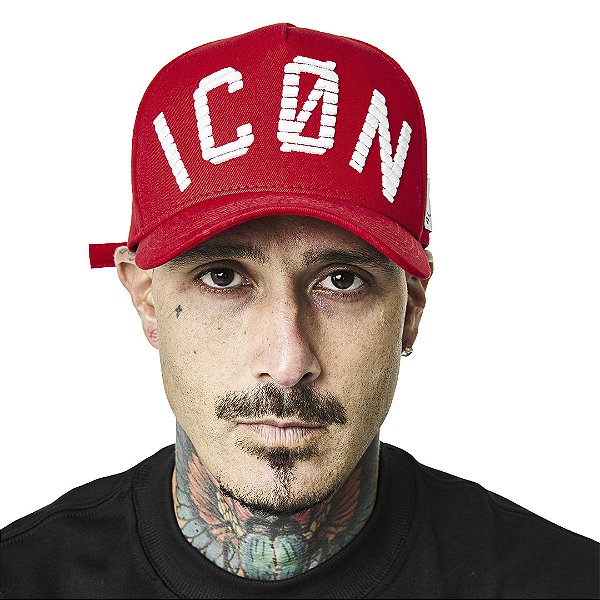 Boné Haterz Icon Stripe Vermelho