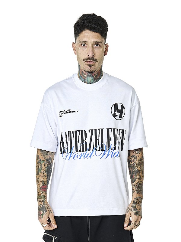 Camiseta Haterz Basic Hype Off White