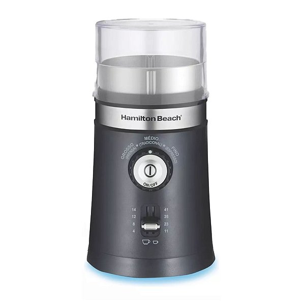 Hamilton Beach Moedor de Café em Inox Automático Preto, 220v