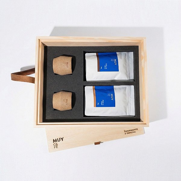 Kit Encontro, 2 pcts de 100g e 2 copinhos de cerâmica