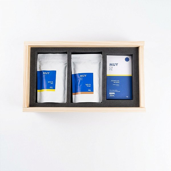 Kit Sensorial, 2 pcts de 100g e 1 chocolate de 60g