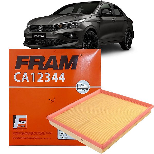 Filtro De Ar Fram Fiat Cronos 1.8 Etorq Flex Hgt Precision AT6 2018 2019 2020 2021 2022