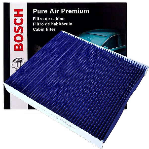 Filtro Ar Condicionado Cabine Antiviral Elimina Virus Bacterias Bosch Ford New Fiesta Novo Ka Nova Ecosport