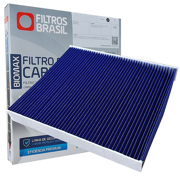 Filtro De Ar Condicionado Cabine Antiviral Filtros Brasil para Fit City Após 2009 Civic G10 HRV WRV
