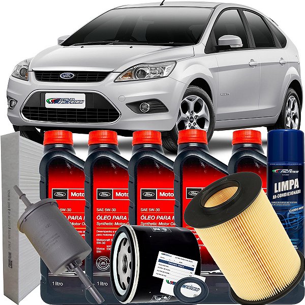 Kit Revisão Troca De Óleo 5w30 Motorcraft Ford Focus 2.0 Duratec 2009 2010 2011 2012 2013