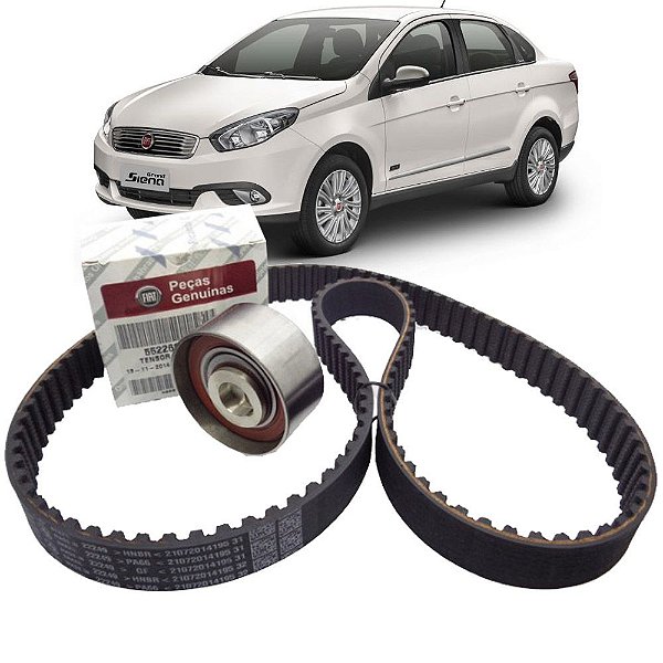 Kit correia dentada Grand Siena 1.4 Original Fiat Attractive 2012 em diante