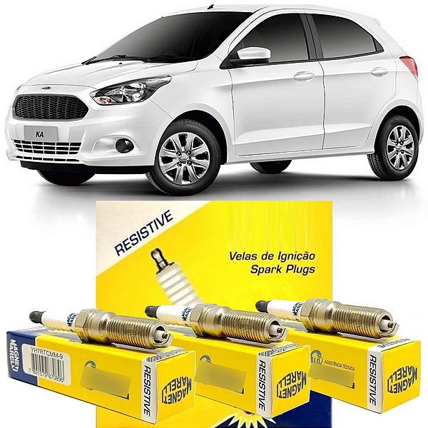 Jogo De Vela Ignição Magneti Marelli Ford Ka 1.0 3 Cilindros 2014 2015 2016 2017 2018 2019 2020 2021