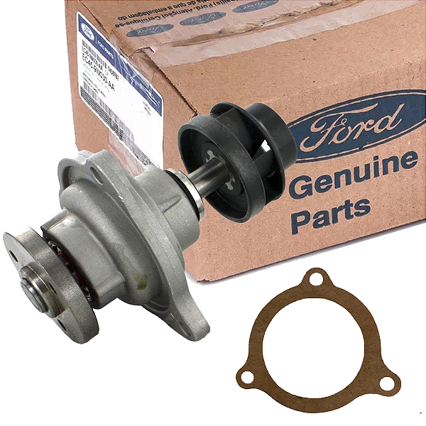 Bomba D'Água Com Junta Original Ford Motorcraft Fiesta Ka Ecosport Escort Focus Courier Zetec Rocam Todos