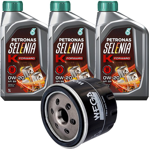 Kit Oleo Selenia K Forward 0w20 E Filtro Fiat Argo Mobi Uno Cronos Peugeot 208 Citroen C3 1.0 Firefly