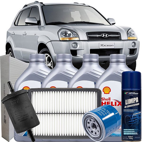 Kit Revisao Troca De Oleo 5w30 Para Hyundai Tucson 2.0 16V Flex 2013 2014 2015 2016