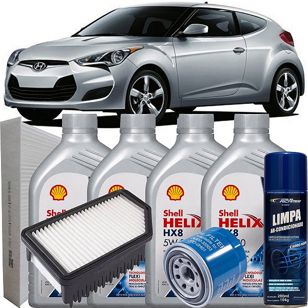 Kit Revisao Oleo 5W30 Veloster 1.6 16V Gasolina 2011 2012 2013 2014