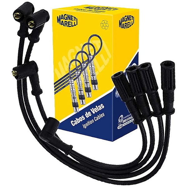 Cabos de Vela Magneti Marelli para Fiat Uno Palio Siena Punto Fiorino Fire 1.0 e 1.4