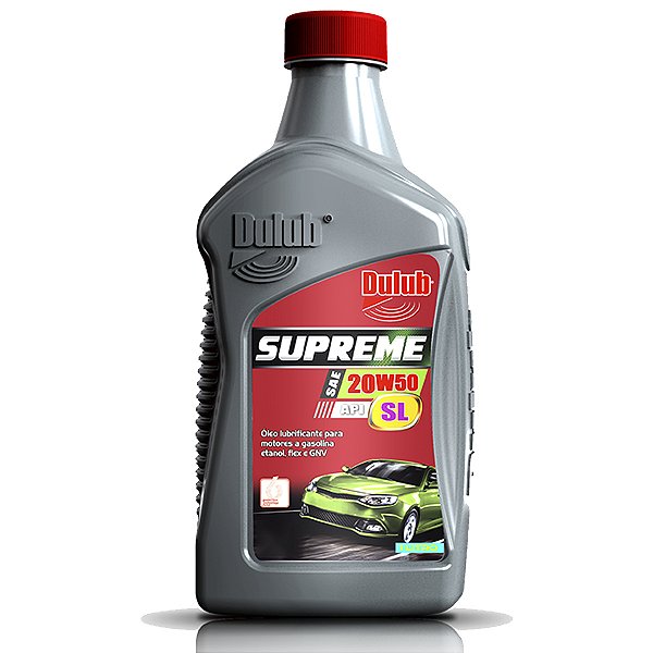 Oleo De Motor Lubrificante Dulub Supreme 20W50 Api SL Mineral