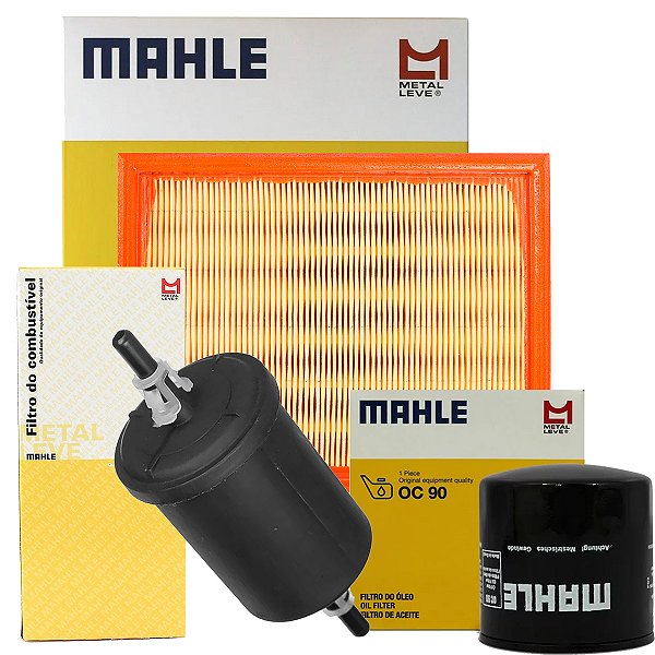 Kit filtros de óleo ar e combustível para Fiat Palio Siena e Idea motor 1.8V