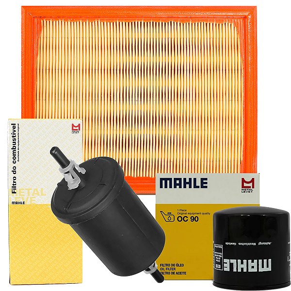 Kit filtros de óleo ar e combustível para Fiat Palio Siena e Idea motor 1.8V