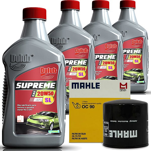 Kit troca de óleo 20W50 e filtro de óleo para GM Corsa Celta Monza Kadett Classic e Ipanema