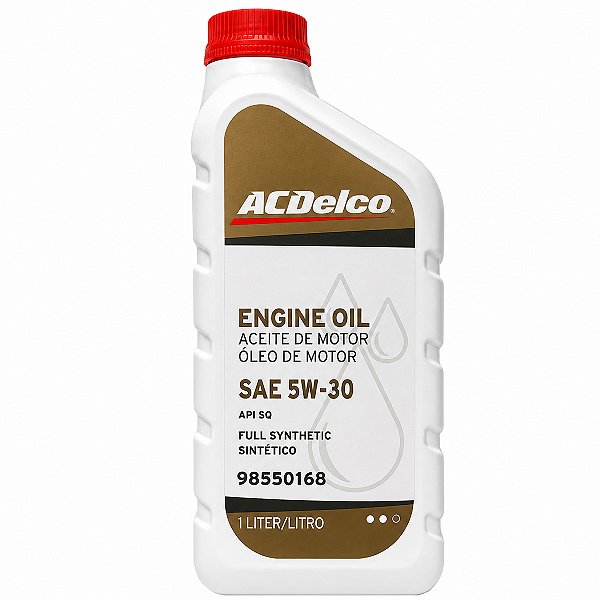 Óleo de Motor ACDelco 5W30 100% Sintético Gm Corsa Prisma Celta Astra Montana - 1 Litro