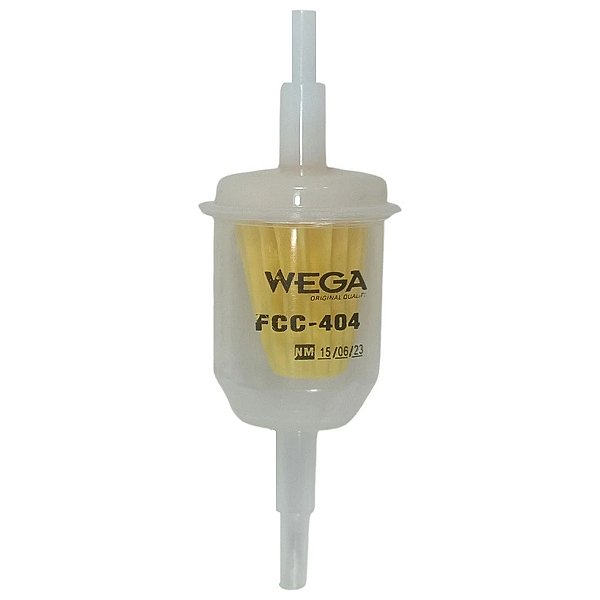 Filtro De Combustivel Gasolina Pequeno Universal Wega Para Moto Com Carburador