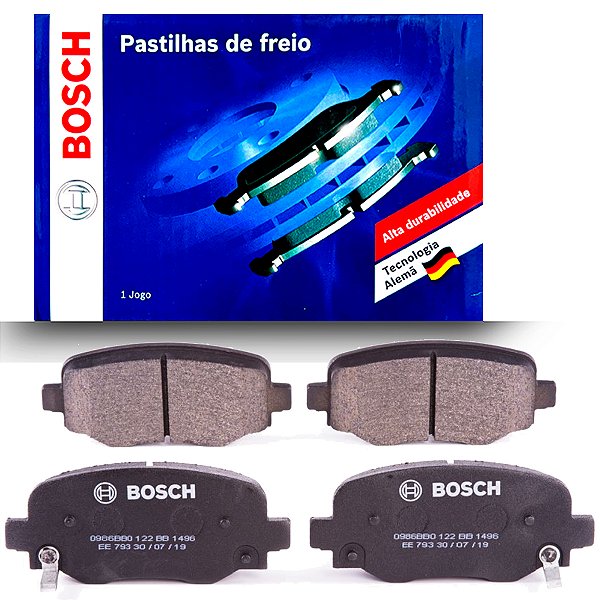 Jogo De Pastilha Freio Bosch Traseiro Para Jeep Renegade Compass Commander