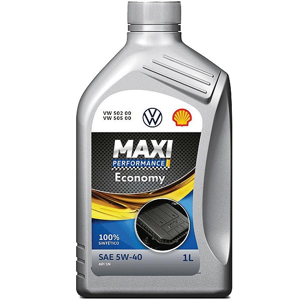 Óleo Lubrificante do Motor Volkswagen 5W40 100% Sintético 1L 502 505 Gol Fox Polo Saveiro Voyage