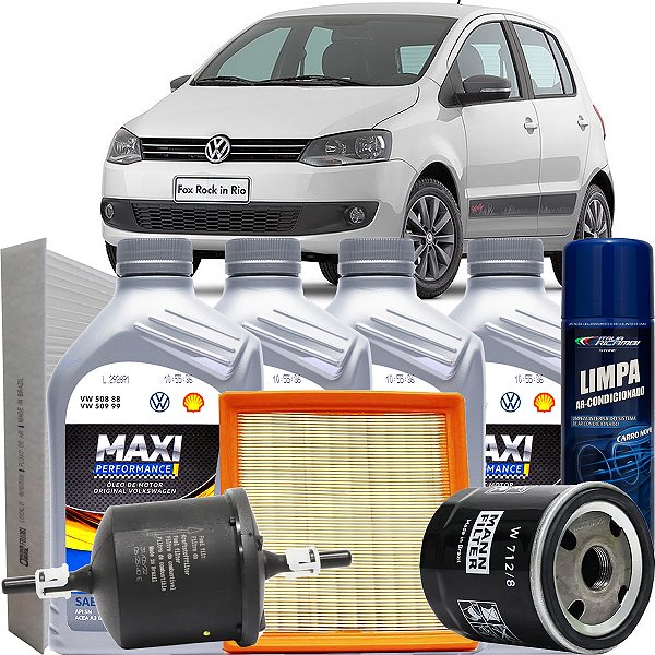 Kit Revisao Oleo 5w40 Volkswagen Fox 1.6 16V Msi 2014 2015 2016 2017 2018