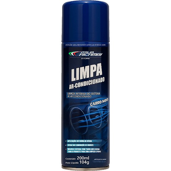 Limpa Ar Condicionado Higienizador Spray Granada Fragrância Carro Novo Italia Ricambi - 200ml