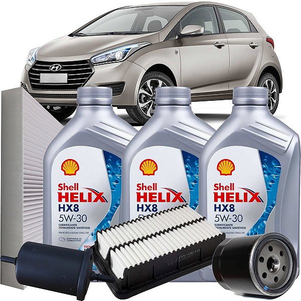 Kit Revisão Hb20 1.0 3 cilindros de 2012 até 2020 Shell