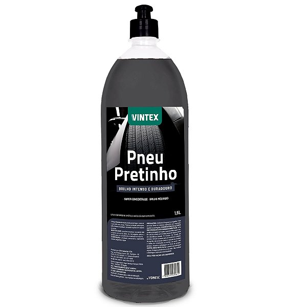 Vonixx Vintex Pneu Pretinho 1,5L Revitalizador Borracha Brilho Proteção Automotivo