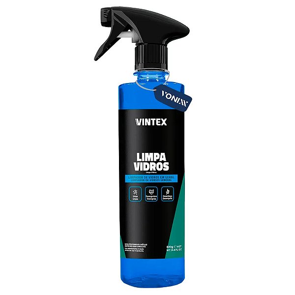 Vonixx Vintex Limpa Vidros 500ml Limpador Automotivo Para-Brisas Janelas Espelho