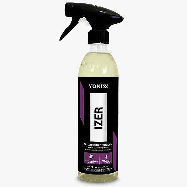 Vonixx Izer 500ml Limpador Desengraxante Automotivo Motor Rodas Peças Metálicas