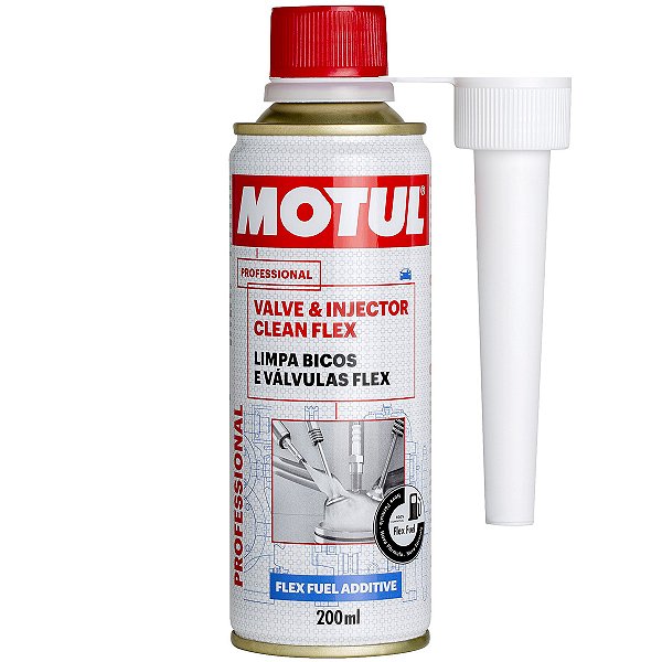Aditivo De Combustível Motul Limpa Bicos Injetor E Valvulas Para Motor Flex Gasolina Etanol