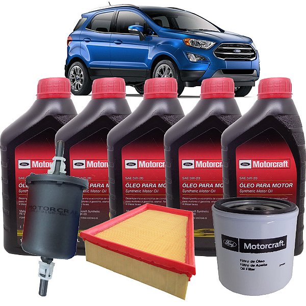 KIT PREMIUM ECOSPORT 2.0 APÓS 2017 TITANIUM STORM REVISÃO 5W20 - G3MJ6714AA FAP7019 G3MJ9155BA