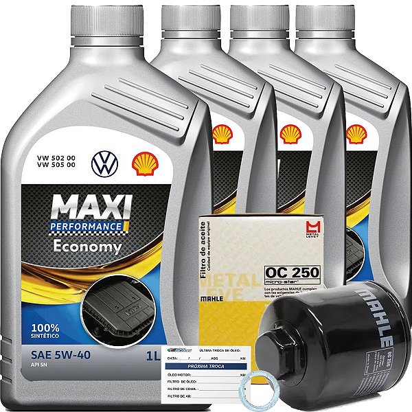 KIT SILVER GOL SILVER VOYAGE SILVER SAVEIRO SILVER FOX SILVER POLO SILVER KOMBI 5W40 LUBRAX - OC250