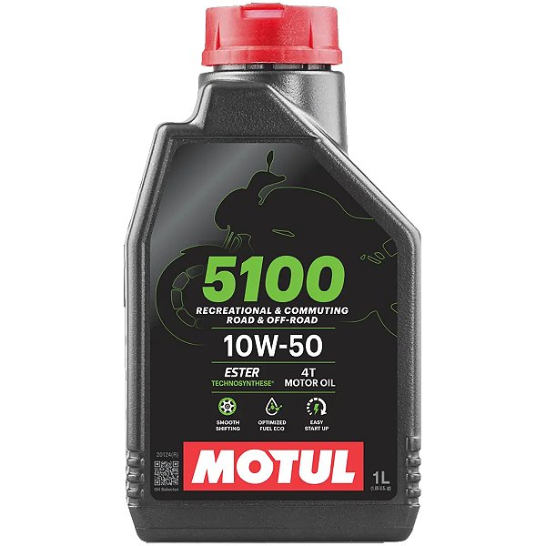 Oleo De Motor Lubrificante Moto Motul 5100 10W50 4T Technosynthese API SP JASO MA2