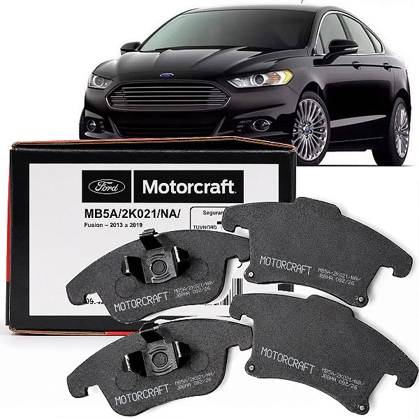Jogo De Pastilha Freio Dianteiro Ford Motorcraft Fusion 2013 2014 2015 2016 2017 2018 2019