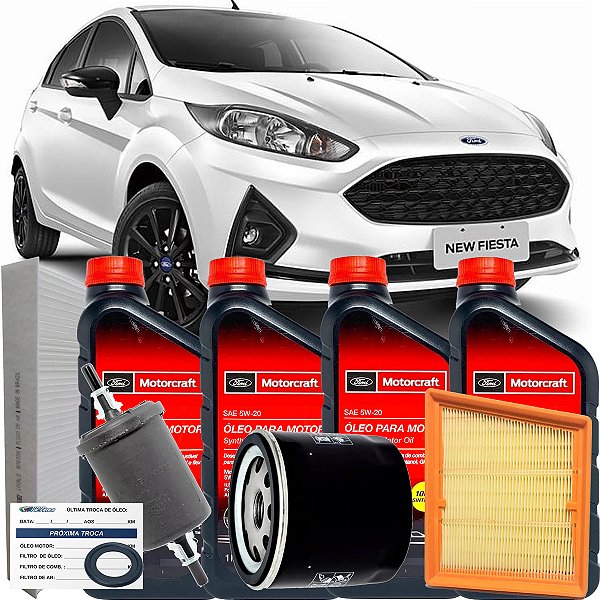 KIT PLATINUM KA PLATINUM NEW FIESTA REVISÃO FORD 5W20 - G3MJ6714AA FB1086 KL582 EAFB017