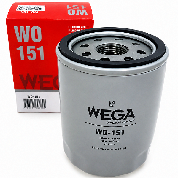 Filtro de Óleo Wega WO151 Ford Fusion 3.0 Mustang 3.7 5.0 Edge 2.7 3.5 F-150 5.0 Transit