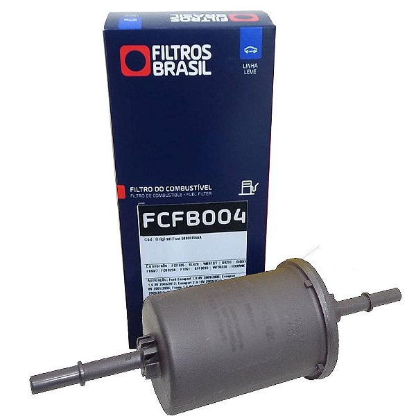 Filtro de combustível Filtros Brasil FCFB004 - Ford Ecosport, Fiesta, Focus, New Fiesta e Ka