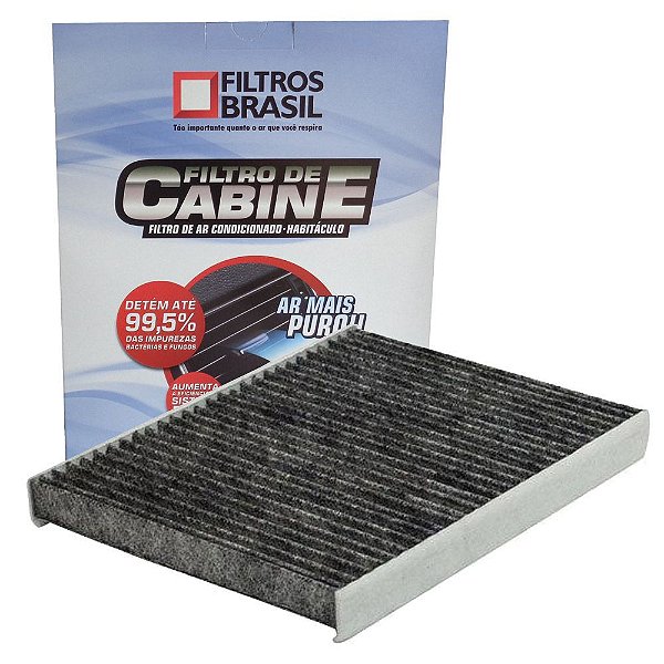 Filtro Ar Condicionado Carvão Ativado Filtros Brasil FBC1058 para New Civic Após 2016 New Fit City HRV WRV