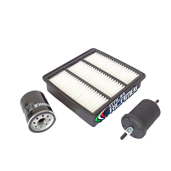 Kit filtros de ar, óleo e combustível - Mitsubishi Pajero TR4 4X2 e 4X4 de 2007 até 2015