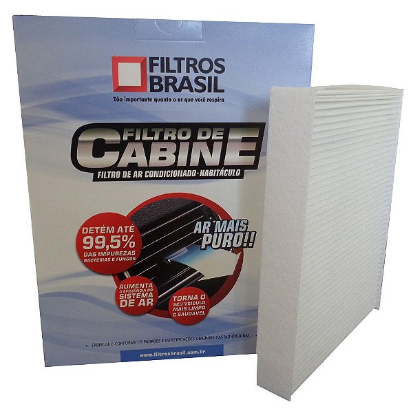 Filtro De Cabine Filtros Brasil FB602 - Citroen C3 1.4 e 1.6 E Peugeot 307 1.6 e 2.0 Até 2010