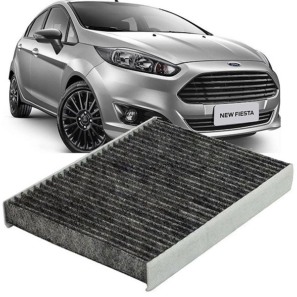 Filtro De Cabine Ar Condicionado Carvão Ativado Ford New Fiesta 2010 2011 2012 2013 2014 2015 2016 2017 2018 2019