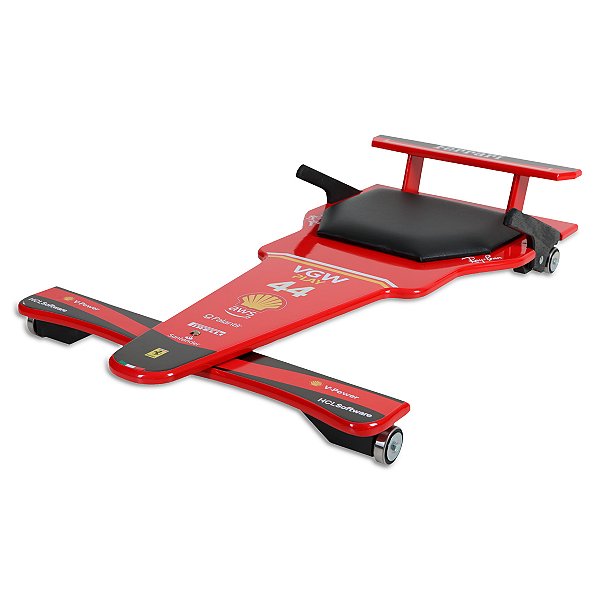 Carrinho de Rolimã F1 Premium Vermelho 44 Lewis Hamilton