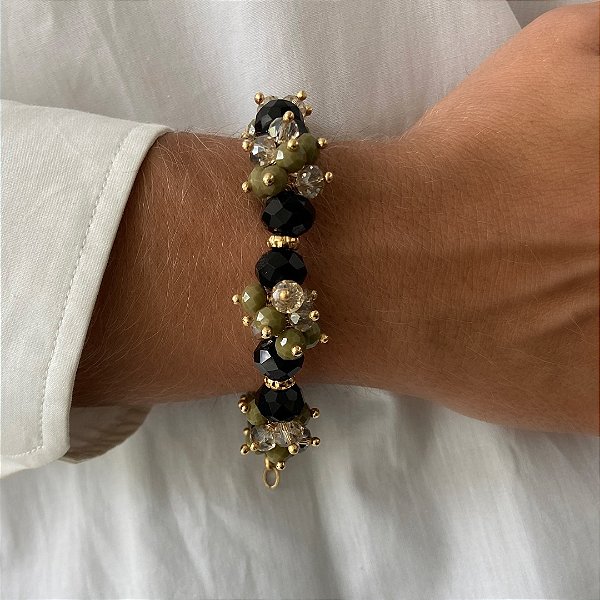 PL520 - Pulseira de Cristais