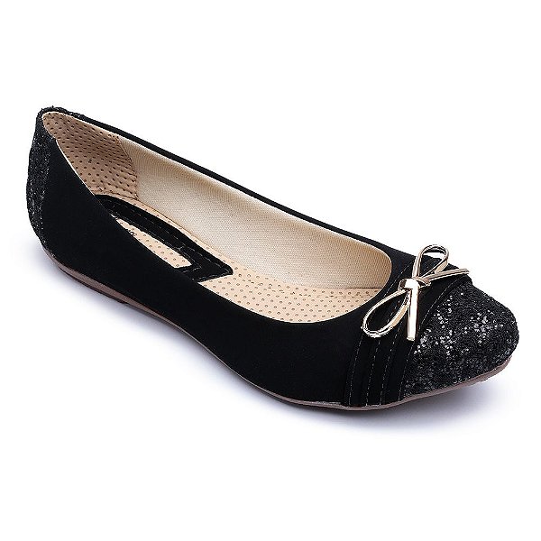 Sapatos Femininos Sapatilhas Preta Casual Confortável Leve 3055 - Zafer  Store