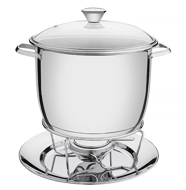 Rechaud Com Tampa De Vidro Tramontina Allegra 7,4 L 65650/684